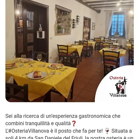 Osteria Villanova Beb Frühstückspension *